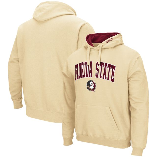 Sweat à capuche Colosseum Gold Florida State Seminoles Arch & Logo 3.0 pour homme