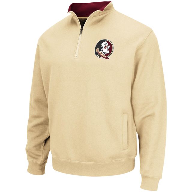 Colosseum Gold pour homme Florida State Seminoles Tortugas Logo Quarter-Zip Jacket