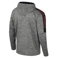 Men's Colosseum Heather Gray Florida State Seminoles Dozer Pullover Hoodie