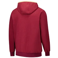 Sweat à capuche en polaire Flanker pour homme Columbia Garnet Florida State Seminoles