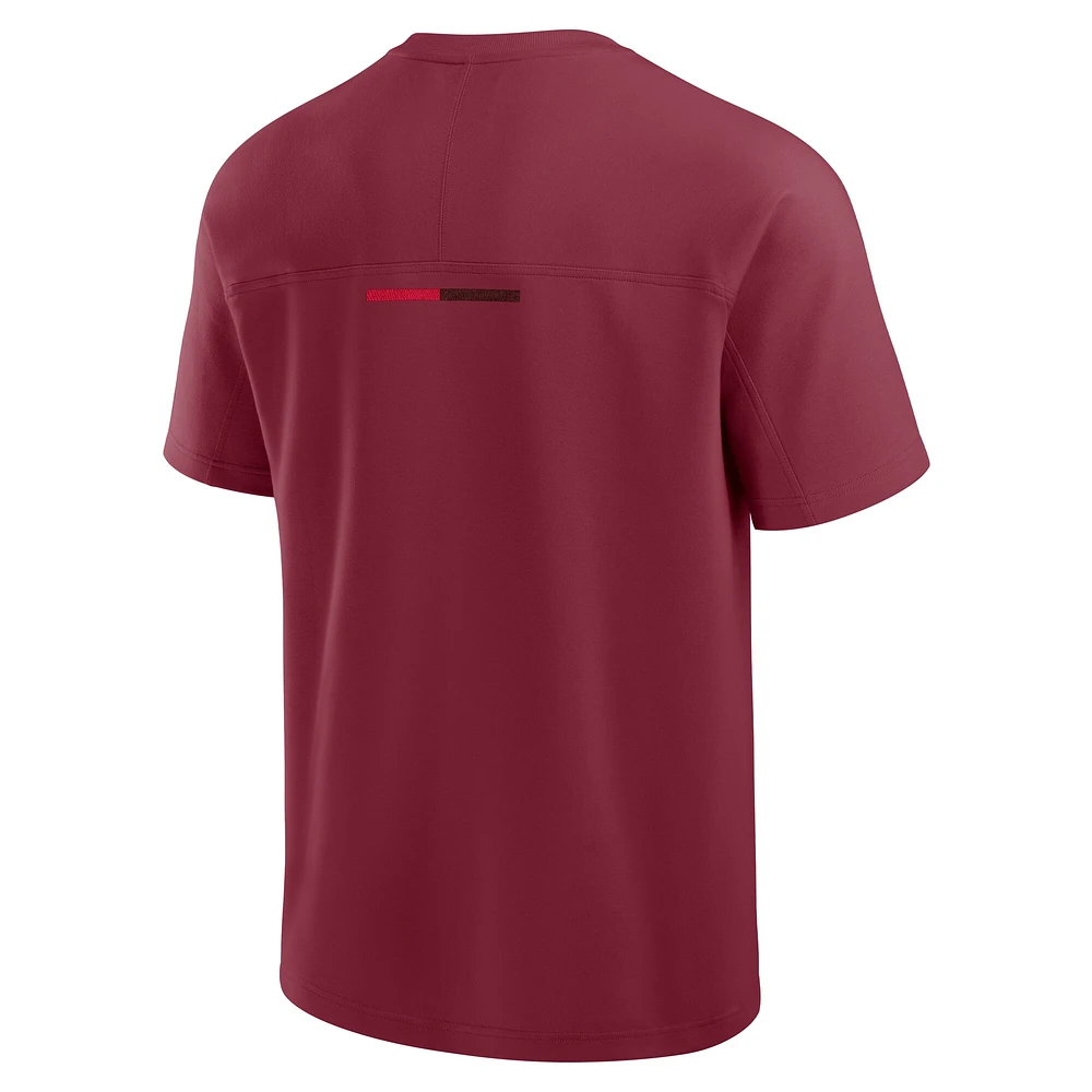 T-shirt à manches longues en mélange de fibres Flex pour hommes Fanatics Garnet Florida State Seminoles