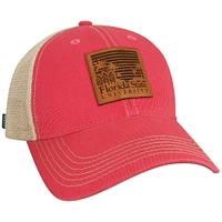 Men's League Collegiate Wear Pink Florida State Seminoles Beach Club Palms Trucker Snapback Adjustable Hat