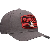 Men's New Era Charcoal Florida State Seminoles Team Elevated 9SEVENTY Stretch-Snap Adjustable Hat