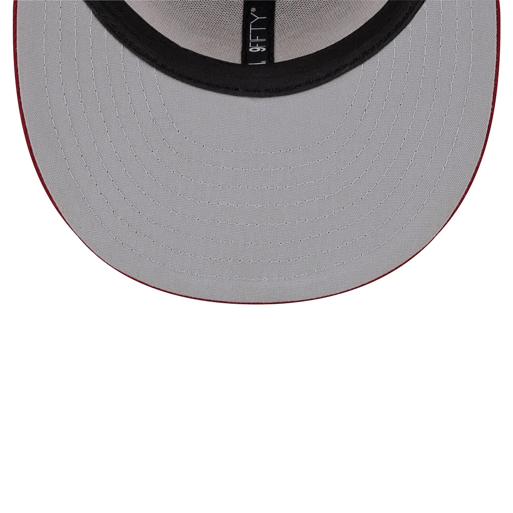 Men's New Era Garnet Florida State Seminoles 9FIFTY Trucker Snapback Hat