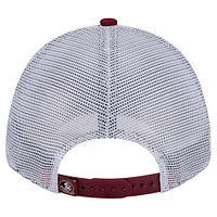 Men's New Era Garnet Florida State Seminoles Trucker 9FORTY Adjustable Hat