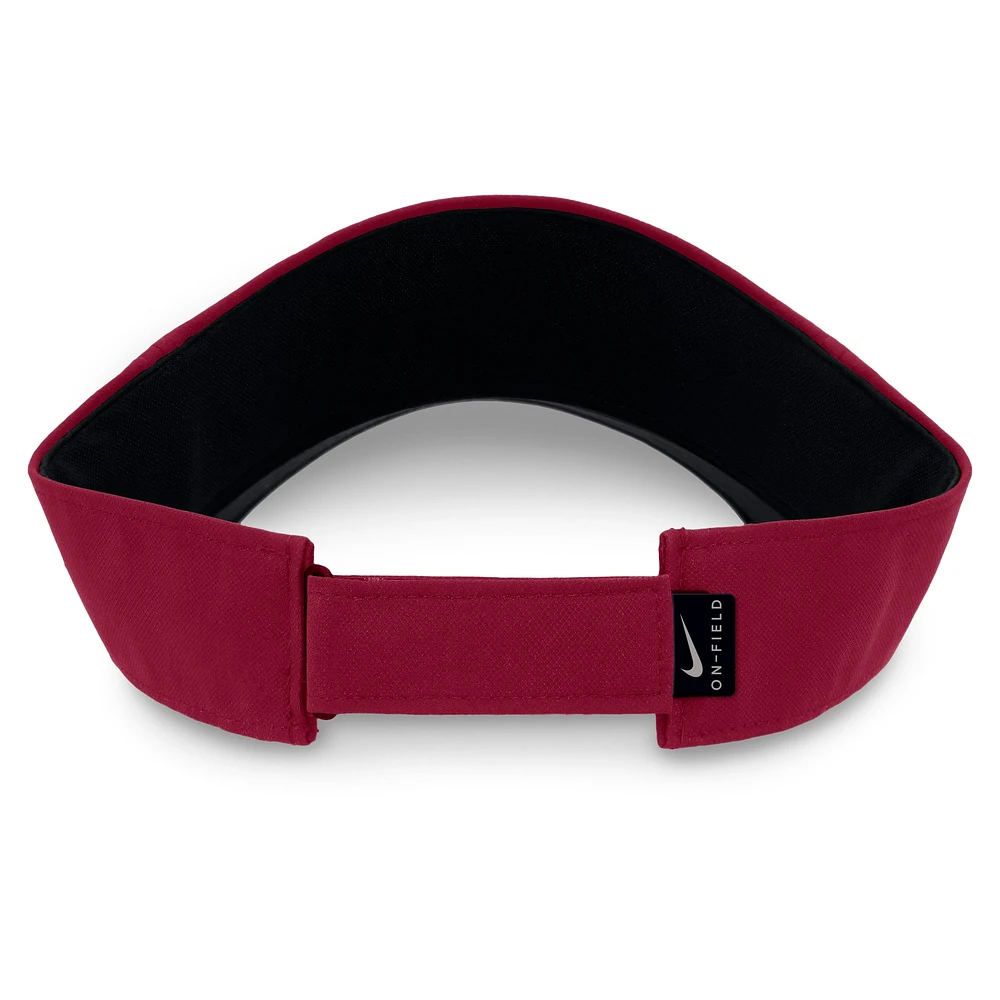 Men's Nike Garnet Florida State Seminoles On-Field Ace Performance Adjustable Visor