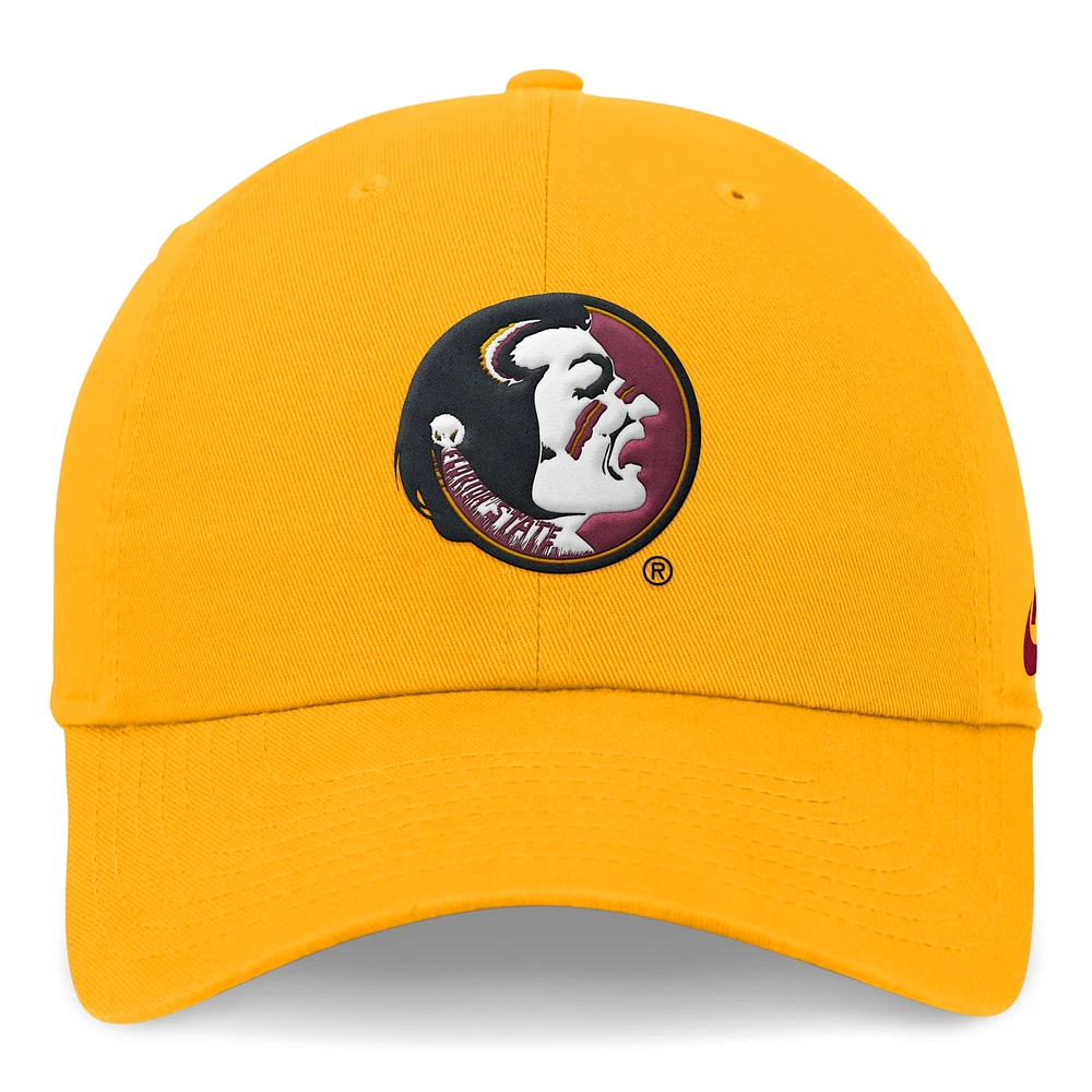 Men's Nike Gold Florida State Seminoles Legacy Club Performance Adjustable Hat