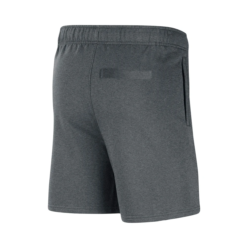 Short en polaire Florida State Seminoles Nike gris pour homme