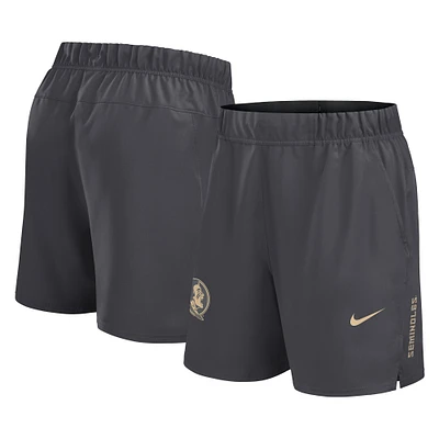 Short Nike gris Florida State Seminoles Primetime Woven Victory Performance pour homme
