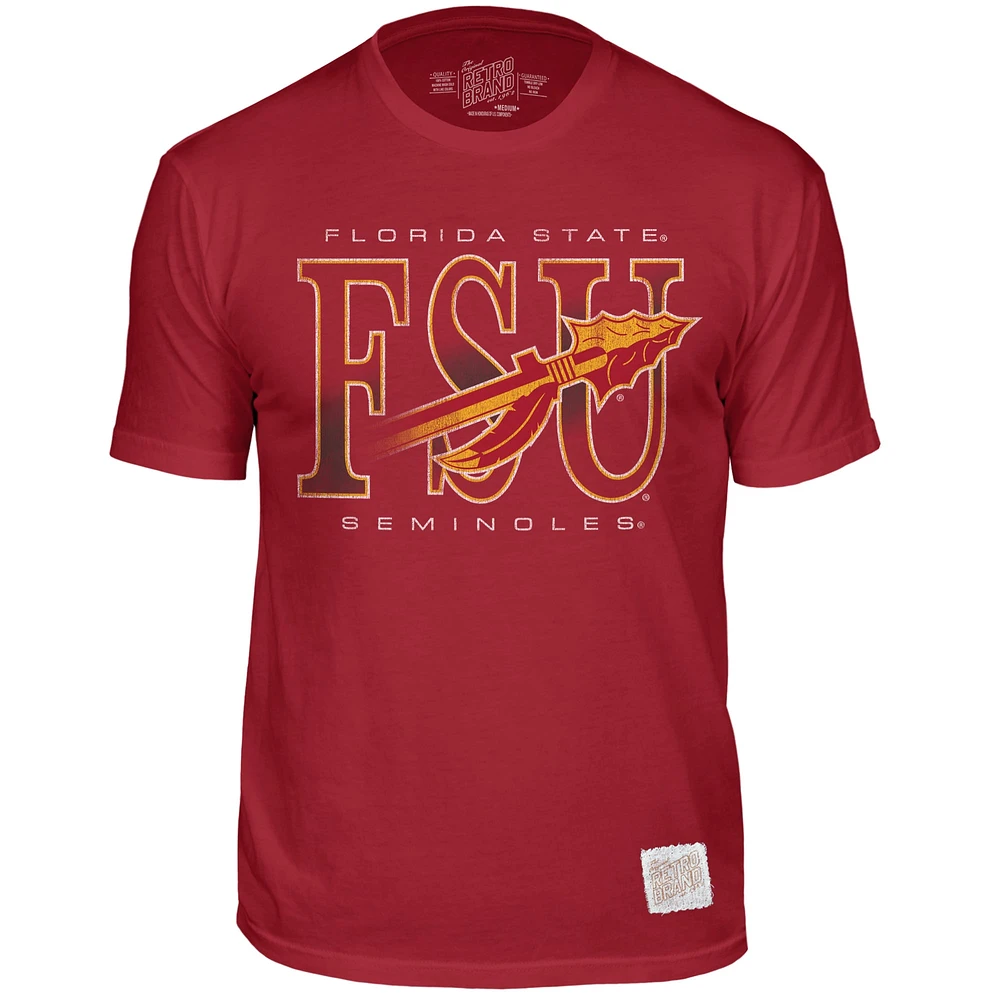 Men's Original Retro Brand Garnet Florida State Seminoles T-Shirt