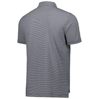Men's Peter Millar Gray Florida State Seminoles Jubilee Striped Performance Jersey Polo