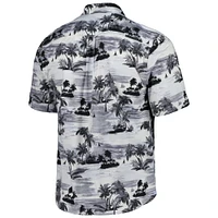 Men's Tommy Bahama Black Florida State Seminoles Tropical Horizons Button-Up Shirt