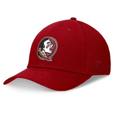 Casquette flexible Spacer Flex pour hommes Top of the World Garnet Florida State Seminoles
