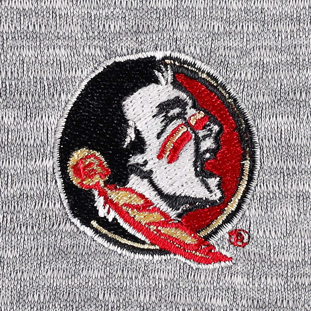 Men's Vineyard Vines Gray Florida State Seminoles Sankaty Quarter-Zip Sweatshirt