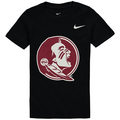 T-shirt préscolaire Nike Florida State Seminoles Logo noir