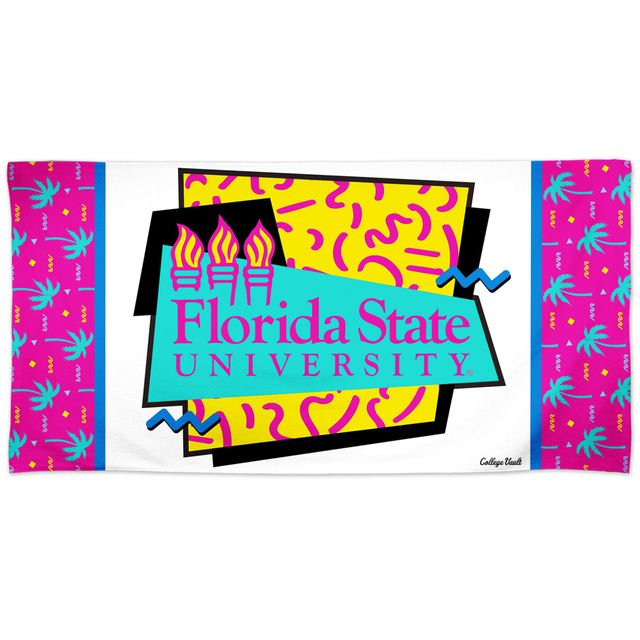 Serviette de plage WinCraft Florida State Seminoles Beach Club 30'' x 60'' Tiki Spectra