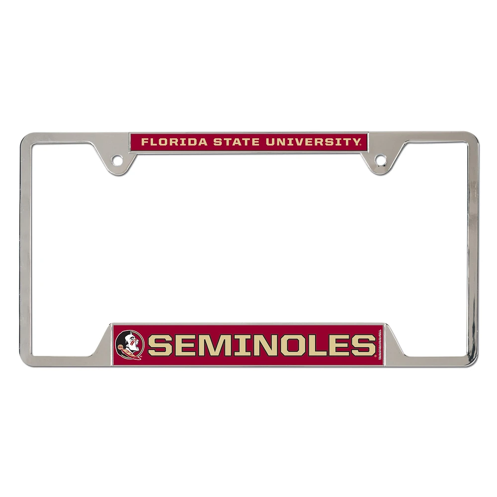 WinCraft Florida State Seminoles Metal License Plate Frame