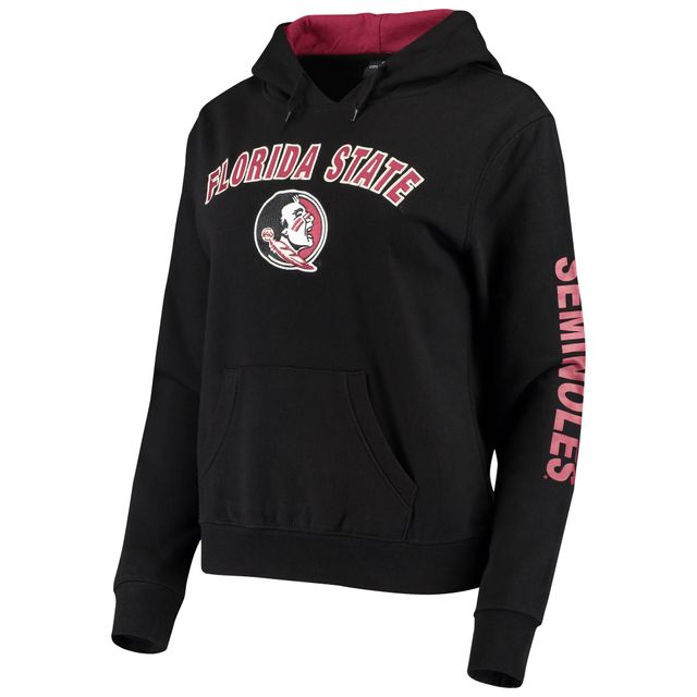 Sweat à capuche Colosseum noir pour femme Florida State Seminoles Loud and Proud
