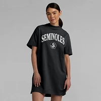 Robe t-shirt noire à trois mélanges pour femmes Florida State Seminoles Elements Go Fanatics