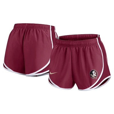 Short Nike Garnet Florida State Seminoles Primetime Tempo Performance pour femme