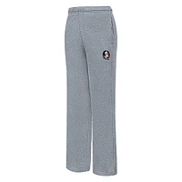 Women's Pro Standard Heather Charcoal Florida State Seminoles Tonal Neutral Relaxed Fit Fleece Sweatpants