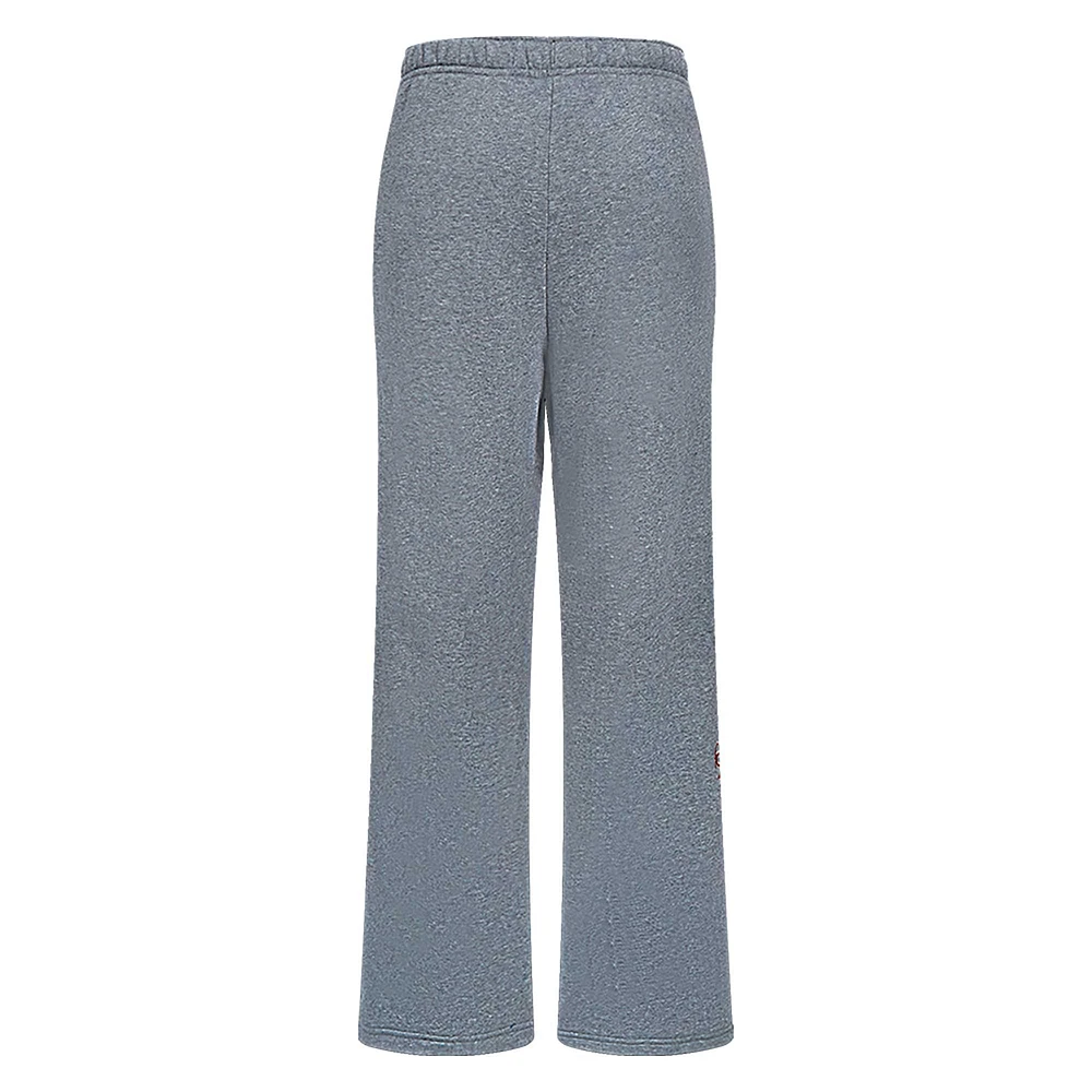Women's Pro Standard Heather Charcoal Florida State Seminoles Tonal Neutral Relaxed Fit Fleece Sweatpants