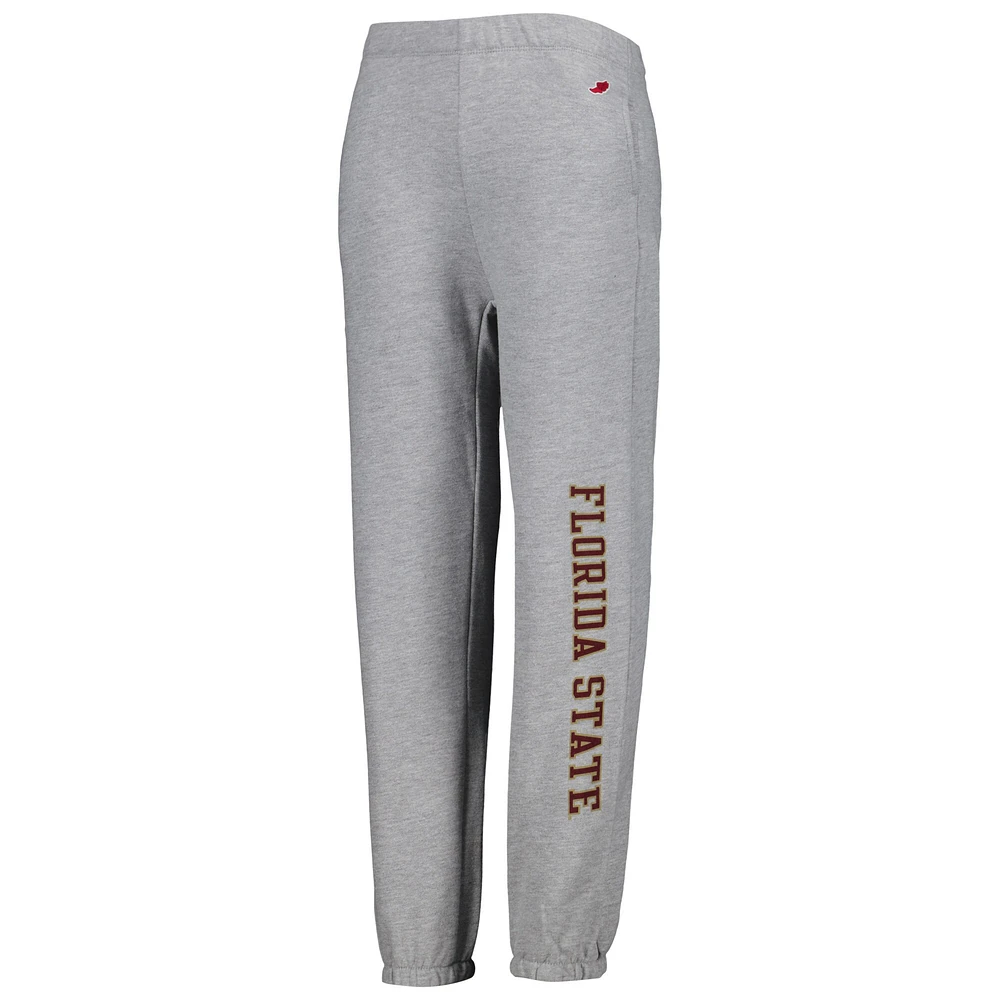 Youth League Collegiate Wear Gray Florida State Seminoles Essential Pants