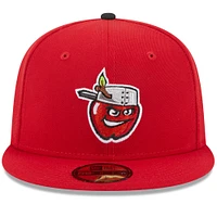 Casquette ajustée 59FIFTY à logo alternatif rouge Fort Wayne TinCaps New Era pour homme
