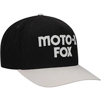 Men's Black Fox Racing Moto-X Corduroy Snapback Adjustable Hat