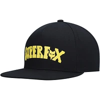 Men's Black Fox Super Trik Snapback Hat