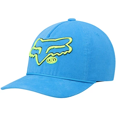 Casquette Snapback brossée Blue Fox Racing pour homme