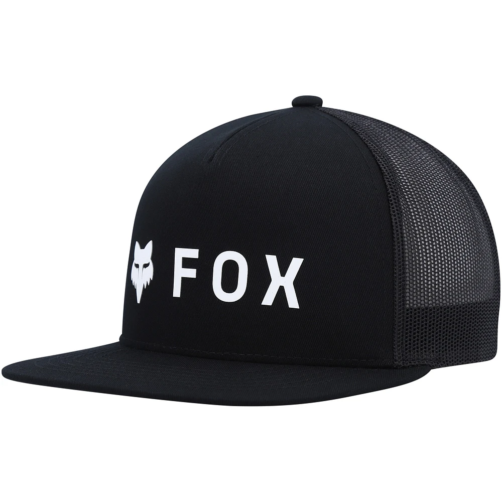 Men's Fox Black Absolute Mesh Snapback Hat