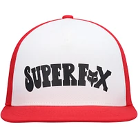 Youth Fox White/Red Super Trik Snapback Hat