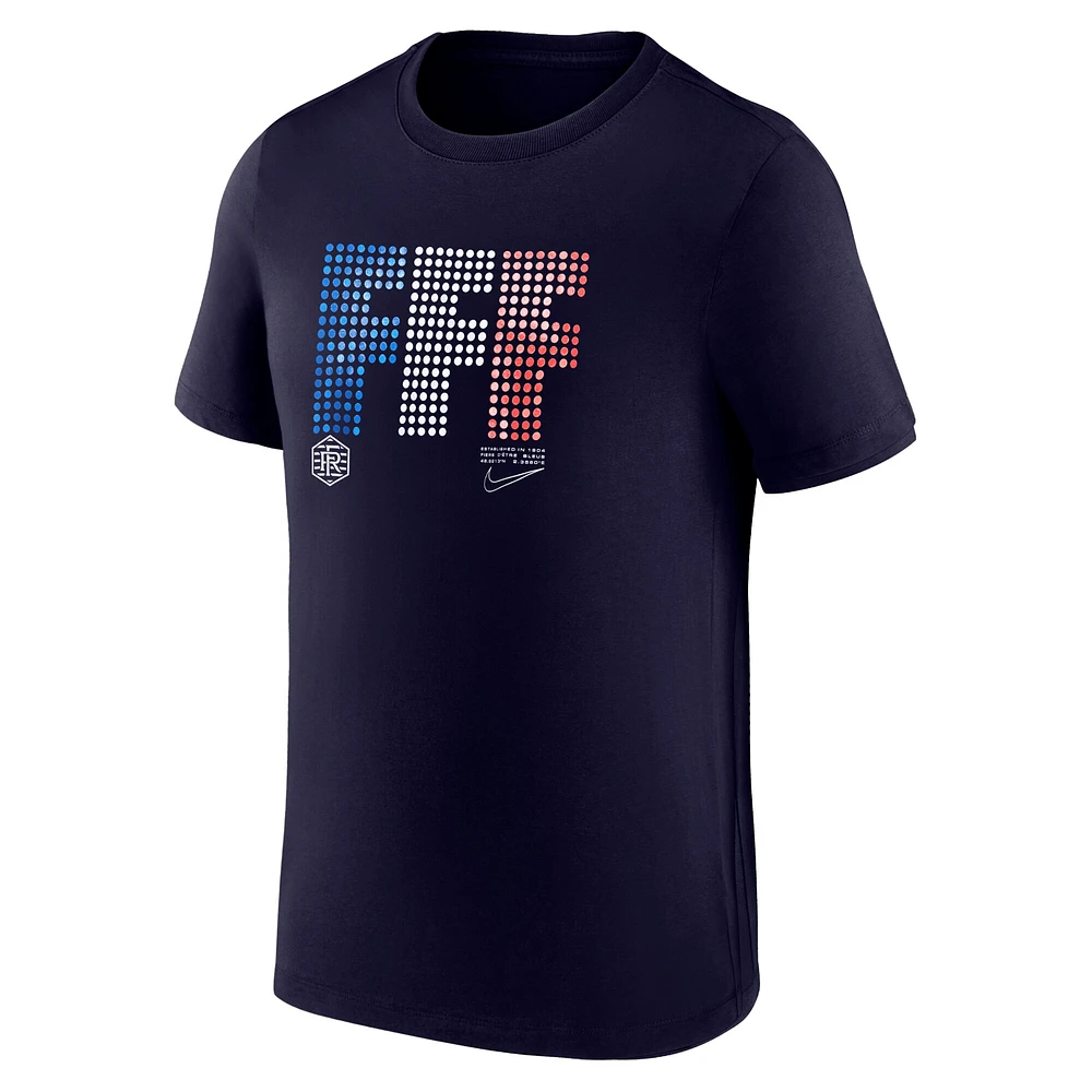 Men's Nike Navy France National Team Lights T-Shirt