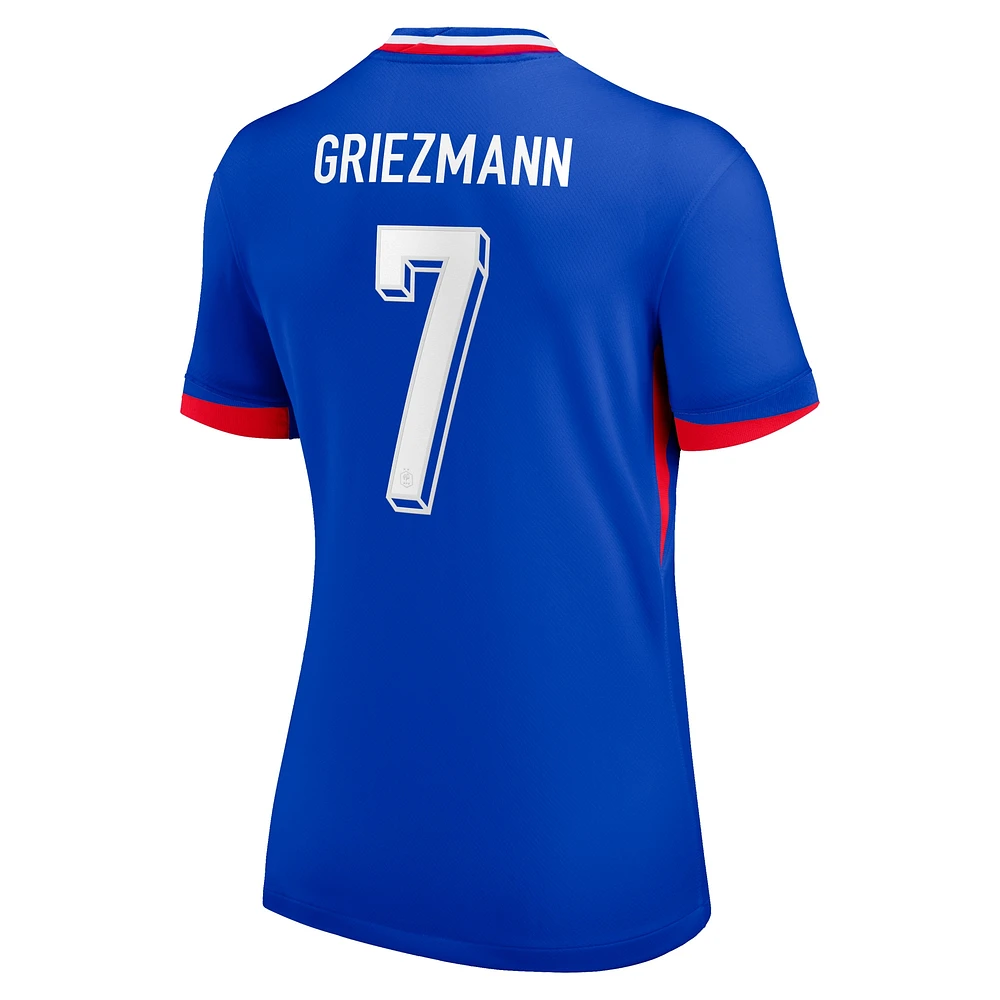 Women's Nike Antoine Griezmann Blue France National Team 2024 Home Replica Jersey