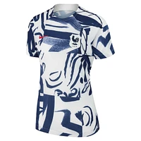 Women's Nike White France National Team 2023 Pre-Match Top