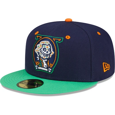 Casquette ajustée New Era Fredericksburg Nationals Copa De La Diversion 59FIFTY pour homme, bleu marine