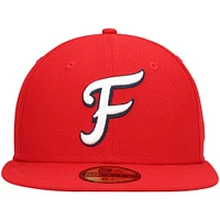 NWE FREDNATS RED HOME MIB AUTHENTIC COLLECTION 59FIFTY HATMENHIC