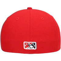 NWE FREDNATS RED HOME MIB AUTHENTIC COLLECTION 59FIFTY HATMENHIC