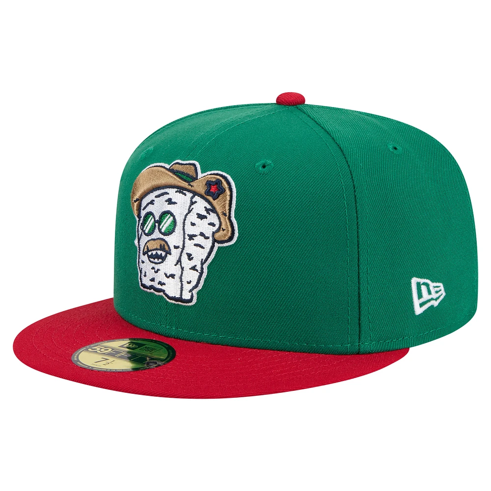 Men's New Era Green Frisco RoughRiders Copa de la Diversión 59FIFTY Fitted Hat
