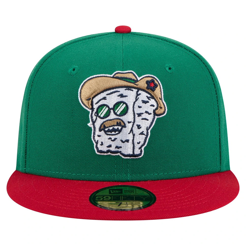 Men's New Era Green Frisco RoughRiders Copa de la Diversión 59FIFTY Fitted Hat