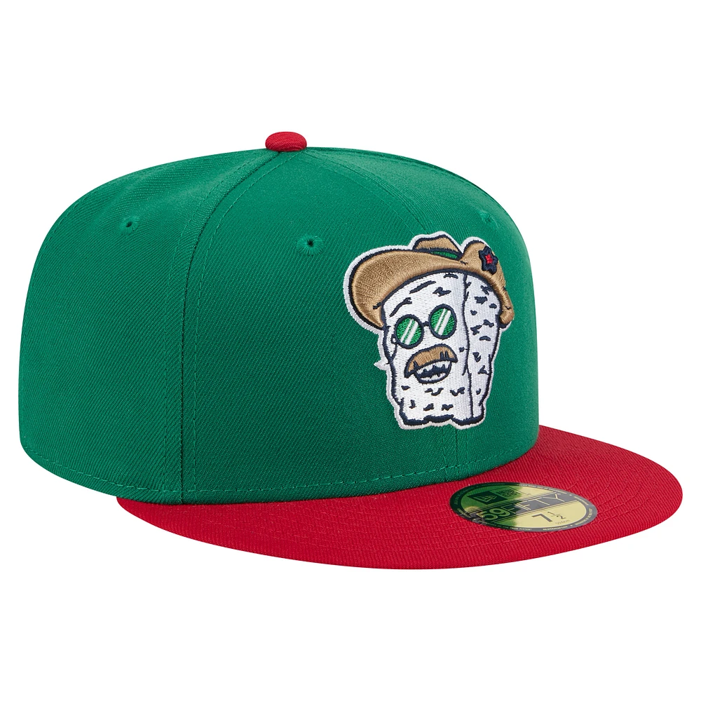 Men's New Era Green Frisco RoughRiders Copa de la Diversión 59FIFTY Fitted Hat