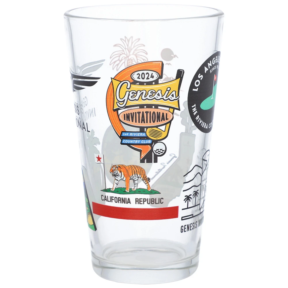 2024 Genesis Invitational 16oz. Scatter Pint Glass