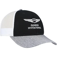 Men's Ahead  Black Genesis Invitational Brant Mesh Adjustable Hat