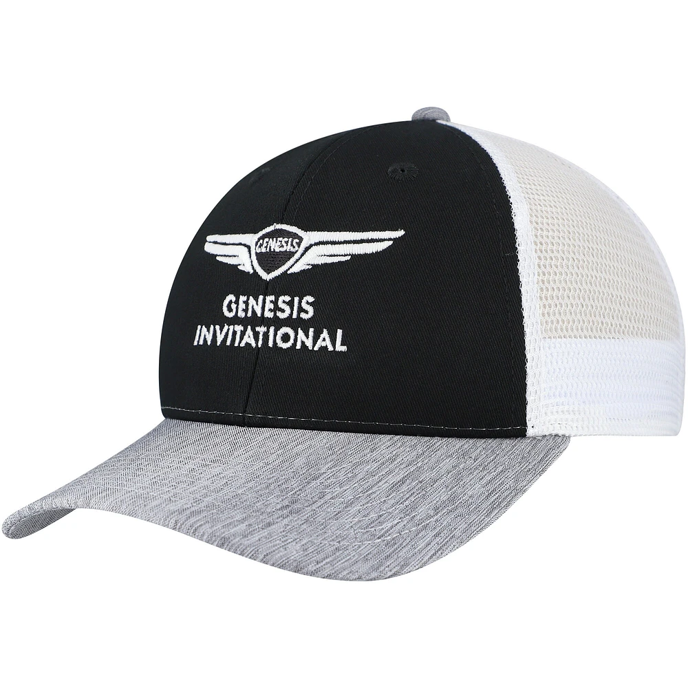 Men's Ahead Black Genesis Invitational Brant Mesh Adjustable Hat