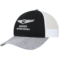 Men's Ahead  Black Genesis Invitational Brant Mesh Adjustable Hat