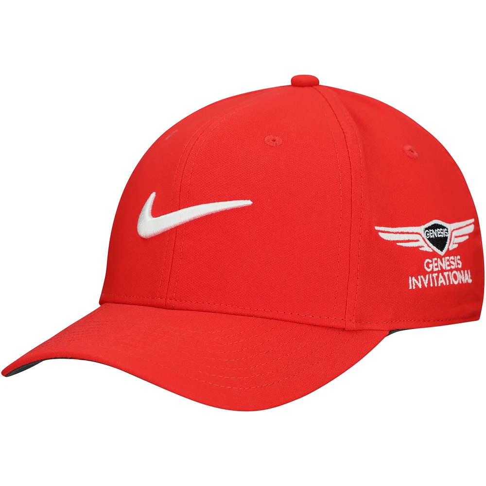Unisex Nike Red Genesis Invitational Performance Swoosh Club Adjustable Hat