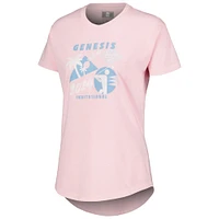 Women's Ahead Pink Genesis Invitational Aurora T-Shirt