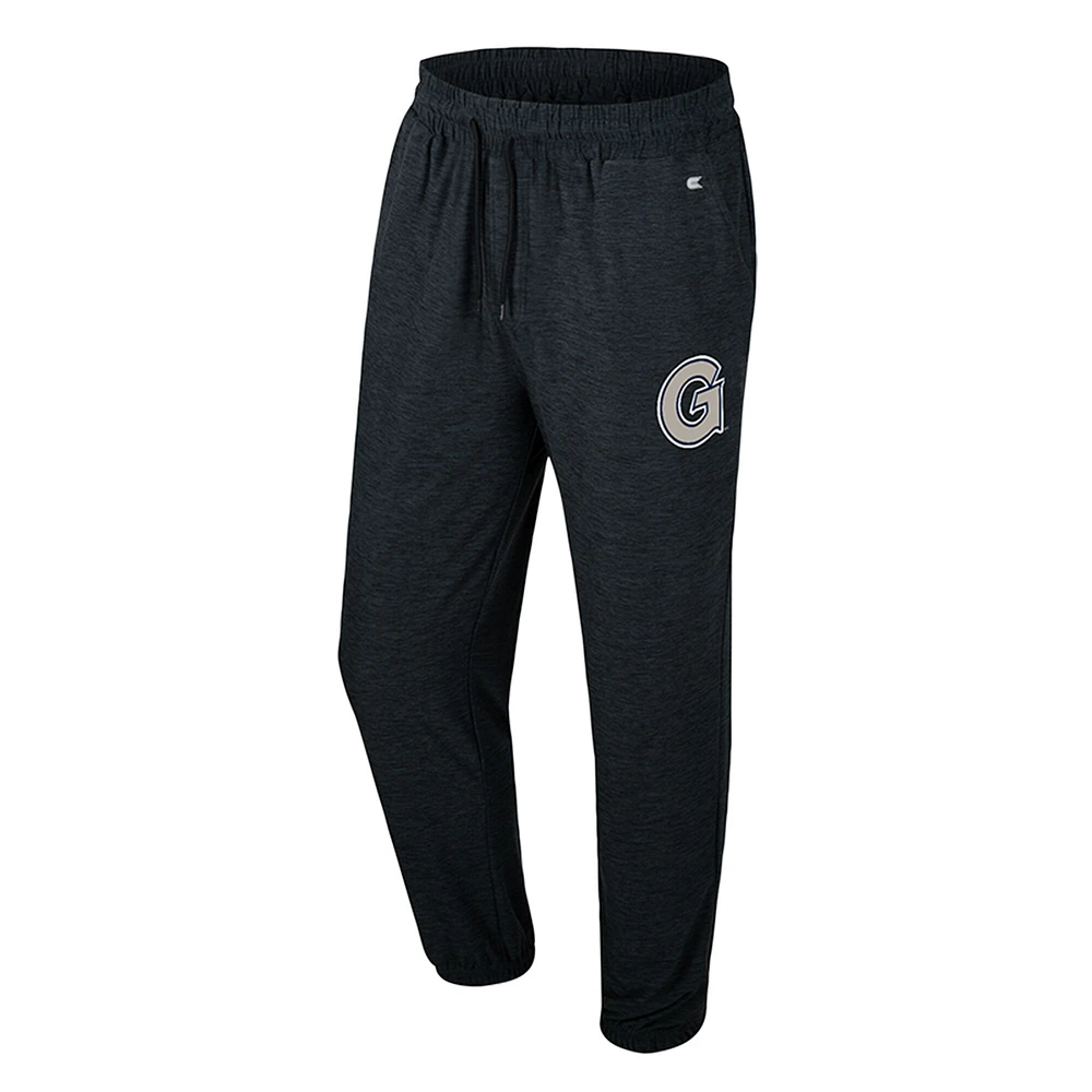 Men's Colosseum Black Georgetown Hoyas Revolution Jogger Pants