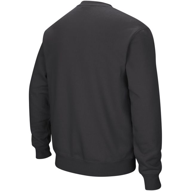 Colosseum Charcoal Georgetown Hoyas Arch & Logo Crew Neck Sweat-shirt pour homme